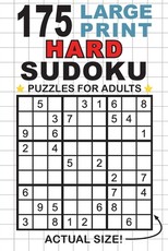 175 Large Print Hard Sudoku Puzzles for Adults