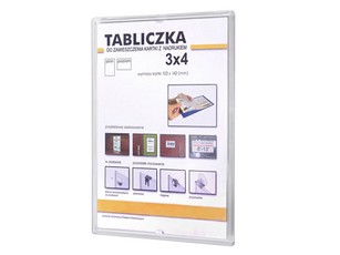 Lipni reklaminė lentelė 10x14cm