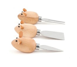Sūrio peilių rinkinys „Mice“, 3 vnt.