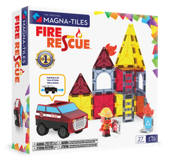 MAGNA-TILES Magnetinis konstruktorius „Ugniagesių automobilis“, 27 det.