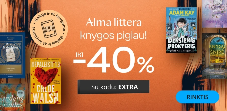LEIDYKLOS ALMA LITTERA KNYGOS - extra nuolaidos iki -40%!