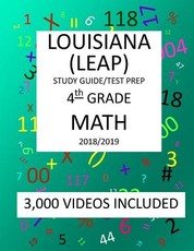 4th Grade LOUISIANA LEAP, 2019 MATH, Test Prep