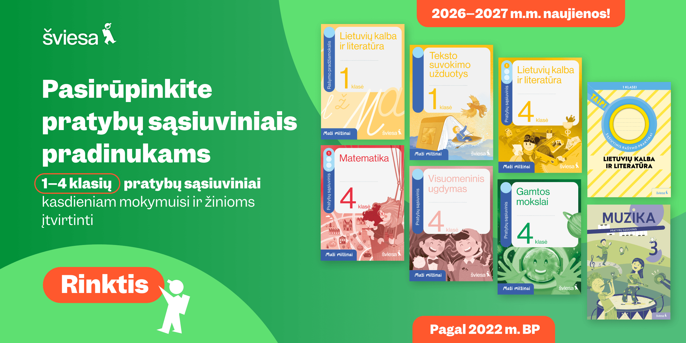 Leidyklos „Šviesa“ pratybos 1-4 kl.