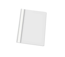Segtuvėlis A4 matiniu viršeliu baltas