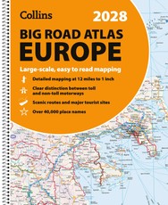 2028 Collins Big Road Atlas Europe
