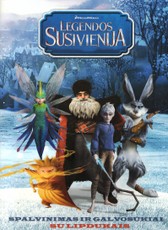 Legendos susivienija. Spalvinimas ir galvosūkiai su lipdukais