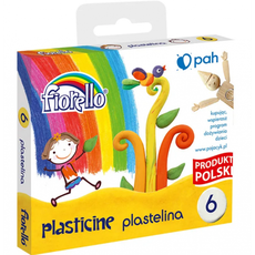 Plastilinas FIORELLO, 6 spalvų