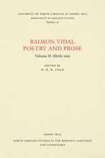 Raimon Vidal, Poetry and Prose
