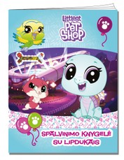 Mažieji gyvūnėliai. Spalvinimo knygelė su lipdukais