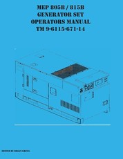 MEP 805B / 815B Generator Set Operators Manual TM 9-6115-671-14