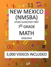7th Grade NEW MEXICO NMSBA, 2019 MATH, Test Prep