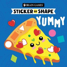 Brain Games - Sticker by Shape: Yummy (for Kids Ages 3-6)