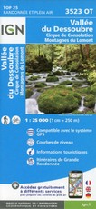 Vallée du Dessoubre - Cirque de Consolation - Montagnes du Lomont 1:25 000