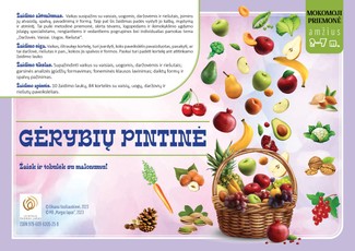 Mokomoji priemonė „Gėrybių pintinė“