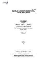 Free trade agreement implementation