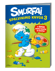 Smurfai. Spalvinimo knyga Nr. 3