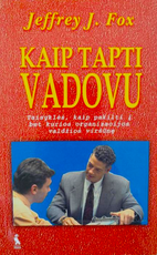 Kaip tapti vadovu