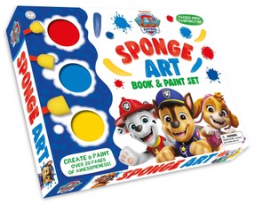 Paw Patrol: Sponge Art Book & Paint Set