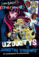 Monster High. Užduotys iš „Monstrų vidurinės“ su komiksais ir lipdukais.