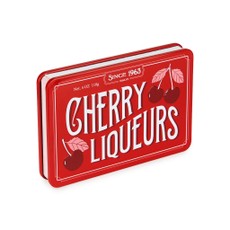 Užrašinė „Sweets Cherry Liqueurs“, raudona, metalinė