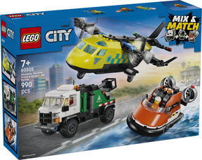 LEGO City Airplane, Service Truck & Hovercraft Remix