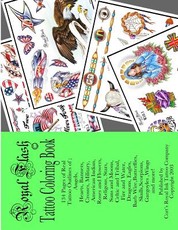Royal Flash Tattoo Coloring Book