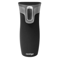 Kelioninis termopuodelis Contigo West Loop Mat Black, 470 ml