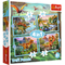 TREFL 12+15+20+24 dėlionių rinkinys „Dinozaurai“