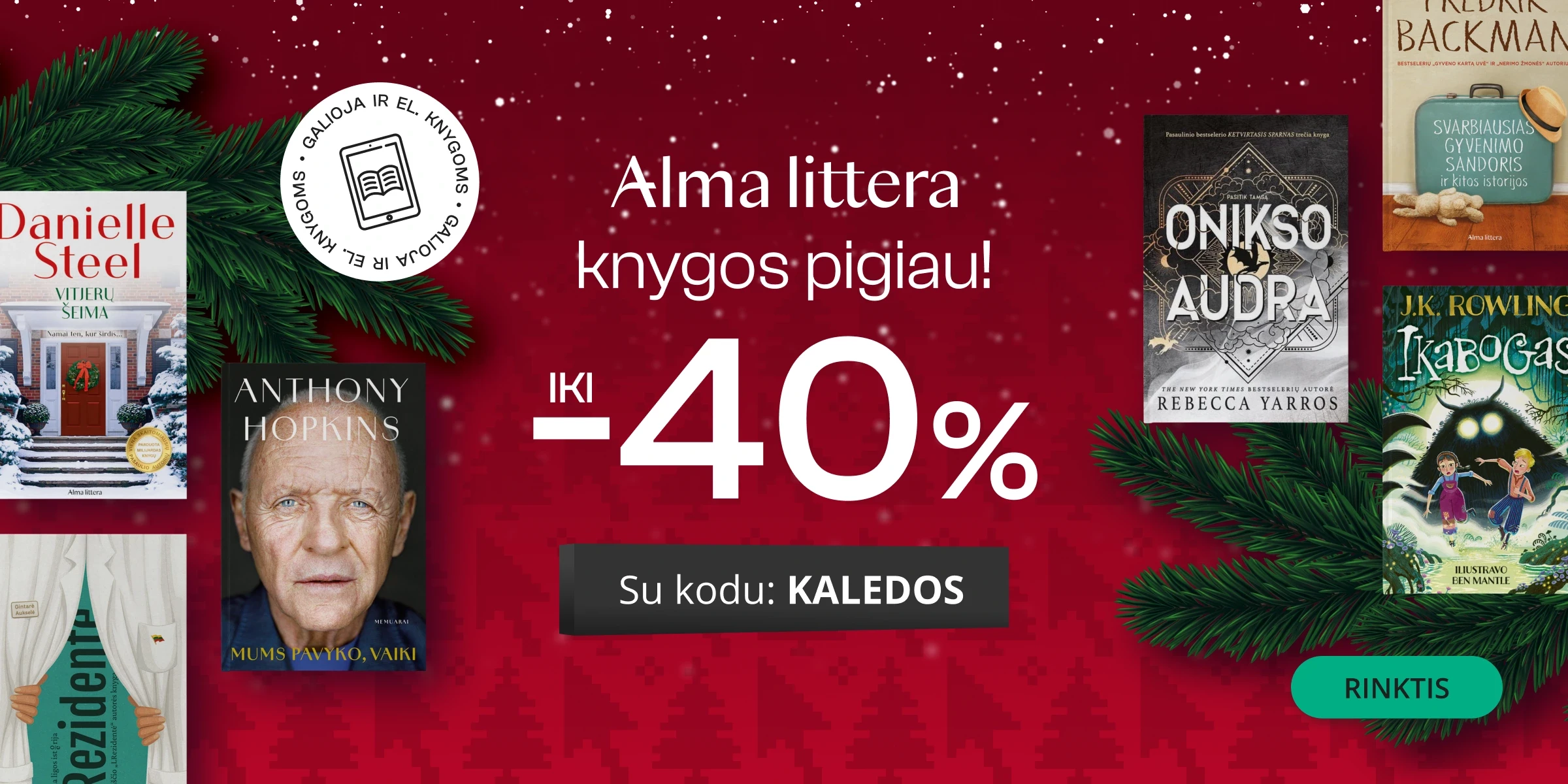 LEIDYKLOS ALMA LITTERA KNYGOMS - extra nuolaidos iki -40%!