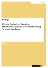 Website Evaluation - Branding, Transactional facilities & social networking (www.desigual.com