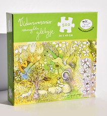 Dėlionė „Vidurvasario ramybės glėbyje“. 500 detalių
