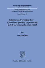 International Criminal Law - a promising pathway to promoting global environmental protection?