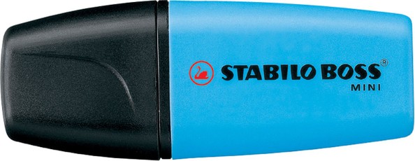 Teksto žymeklis BOSS MINI mėlynas