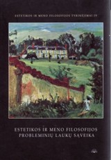 Estetikos ir meno filosofijos probleminių laukų sąveika
