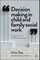 Decision Making in Child and Family Social Work