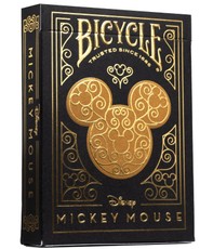 Juodos ir aukso spalvos Mickey kortos