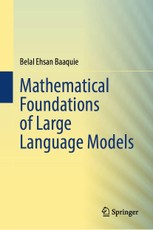 Mathematical Foundations of Large Language Models