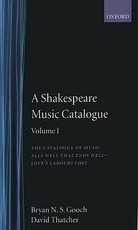 A Shakespeare Music Catalogue