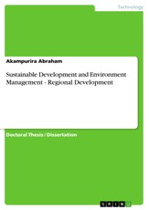 Sustainable Development and Environment Management - Regional Development