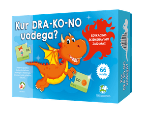 Stalo žaidimas „Kur dra-ko-no uodega?“