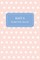 Kari's Pocket Posh Journal, Polka Dot