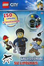 LEGO® City. Galvosūkiai su lipdukais