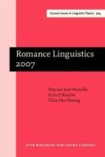 Romance Linguistics 2007
