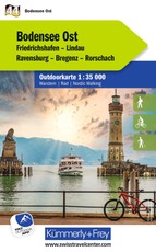Kümmerly+Frey Outdoorkarte Deutschland 44 Bodensee Ost 1:35.000