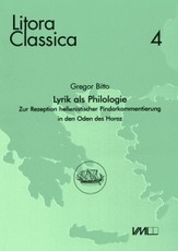 Lyrik als Philologie