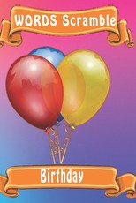 word scramble Birthday