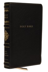 Kjv, Sovereign Collection Bible, Personal Size, Genuine Leather, Black, Red Letter Edition, Comfort Print
