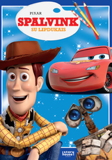 Pixar. Spalvink su lipdukais