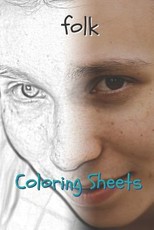 Folk Coloring Sheets