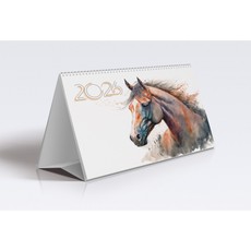 Pastatomas stalo kalendorius „Arklys“ 2026 m.